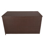 Rattan Cushion Storage Box 582l | Brown