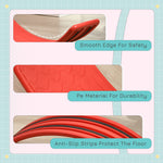 Balance Board, Kids Wobble Board, Montessori Toy For 3-6 Years | Red