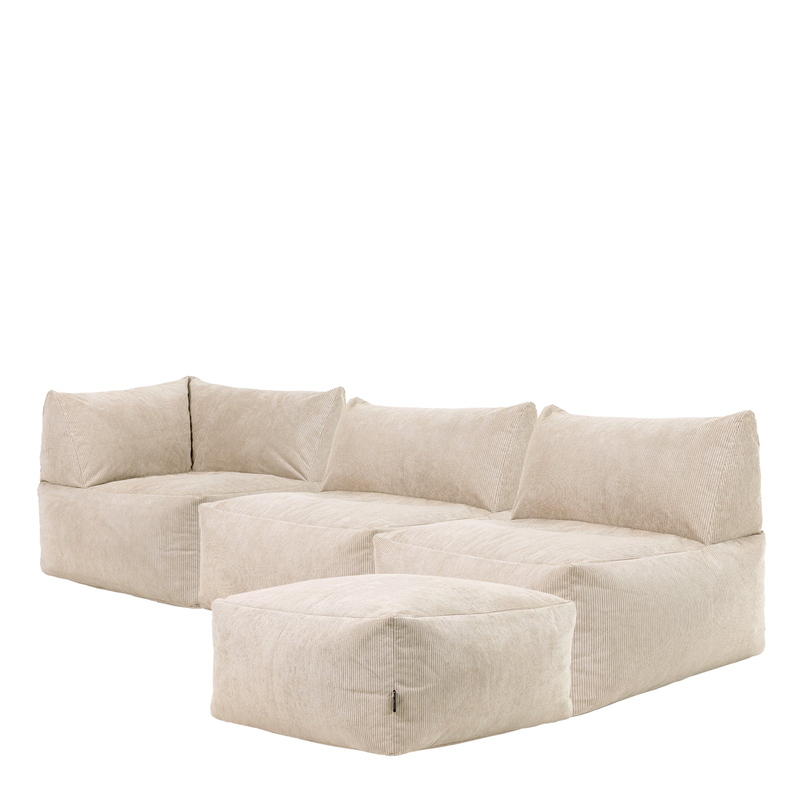 Tetra Cord 4pc Sofa Set | Beige