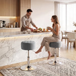 HOMCOM Bar Stool Adjustable Swivel 1 Piece