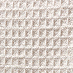 Organic Cotton Waffle Blanket/ Throw | 125cm x 150cm | Natural
