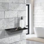 Bathroom Shower Grout Line Shelf Storage - Holes Design | Black