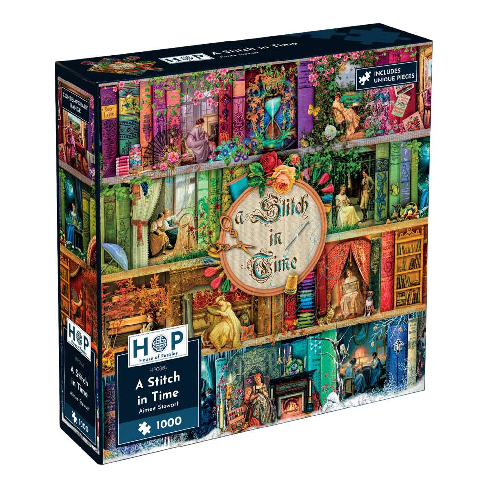 The House of Puzzles A Stitch In Time 1000 Piece Jigsaw Puzzle