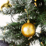 Christmas Village Decorative Bauble Set 30pcs With Storage Bag For Xmas Trees