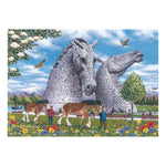 The House of Puzzles The Kelpies Big 500 Piece Jigsaw Puzzle