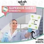 Kitchen Towel Rolls, Spirits Of Terra – 3-ply Ultra Absorbent Xl | Set of 36 | White
