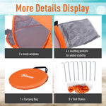 Portable Automatic Pop Up Beach Tent Outdoor Camp Shelter | Orange