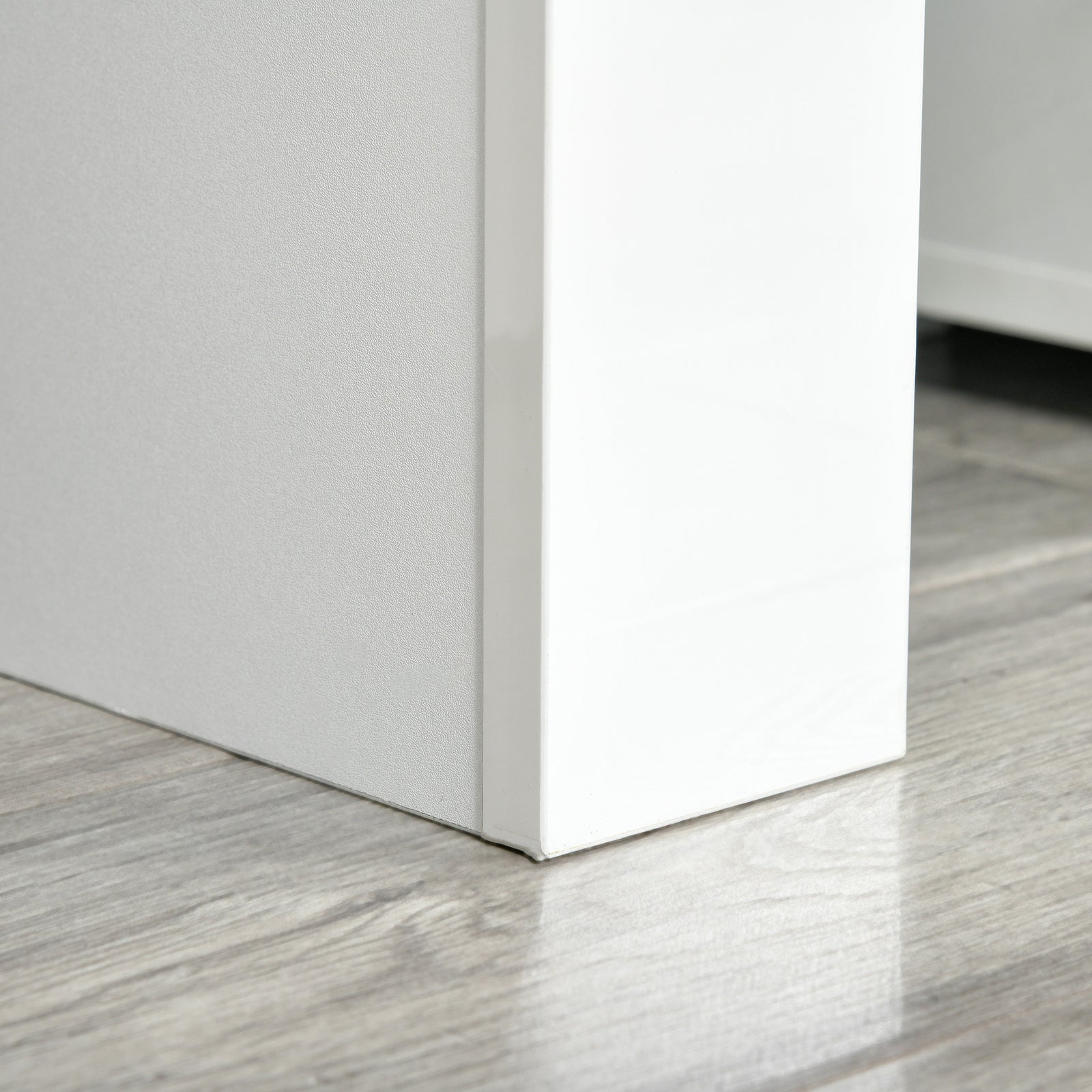 High Gloss Tv Stand With Led Lights White
