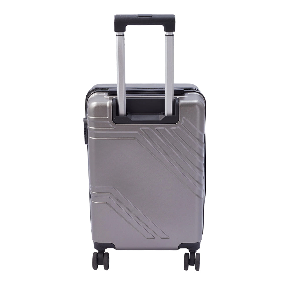 20"suitcase With Combination Lock | Dark Grey