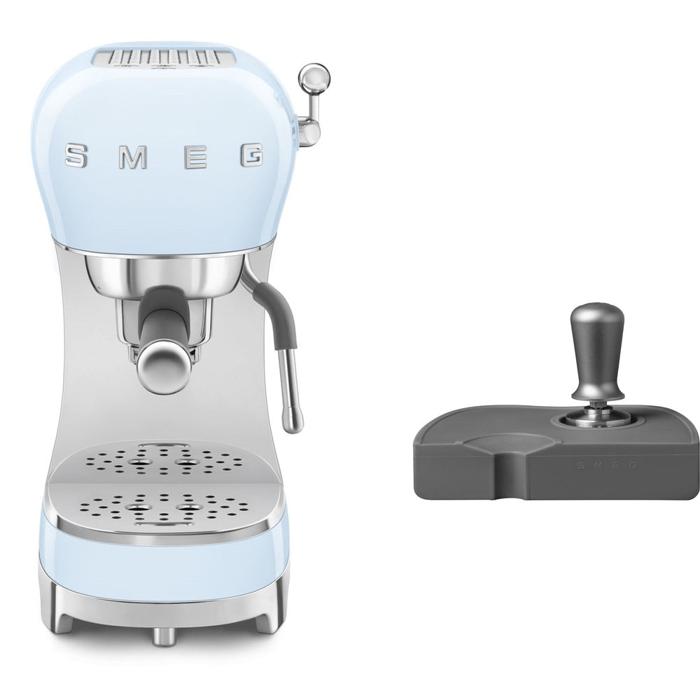 Ecf02 Espresso Machine + Coffee Tamper Set | Baby Blue