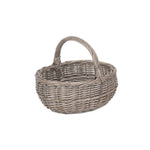 Antique Wash Bathroom Shopping Basket | Small