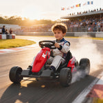 24v Electric Go Kart With Drift Mode, Adjustable Seat | Red