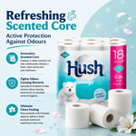 Freedom Rhino Kitchen Paper 24 Rolls + White 3-ply Toilet Tissues 18 Rolls