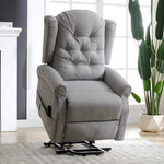 Crawley Electric Riser Recliner With Massage And Heat | Grey