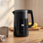 1.7l Fast Boil 3000w Electric Kettle With Led Display | Black