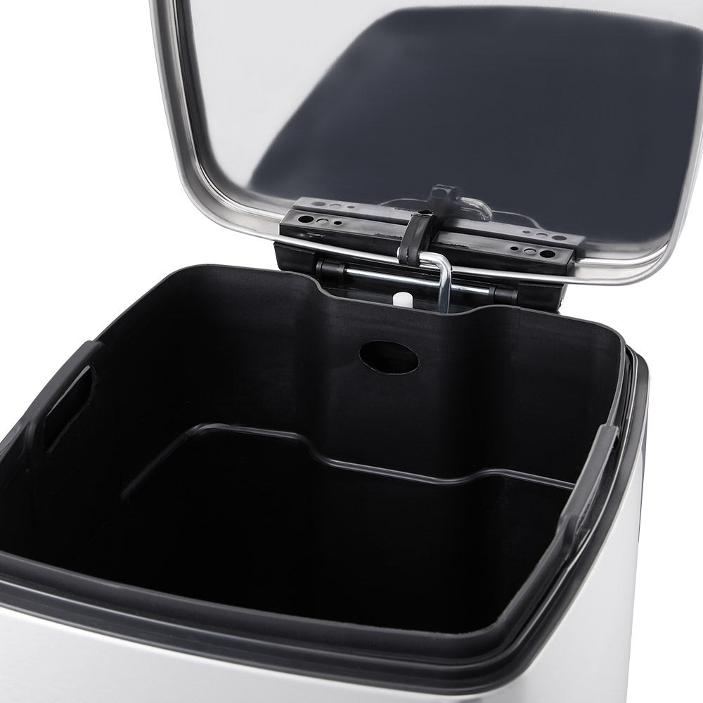 Stainless Steel Step Open Trash Can | 30l