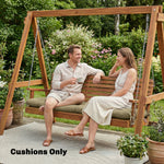 Outsunny Sun Lounger Cushion, Memory Foam Patio Chair Cushion With Ties