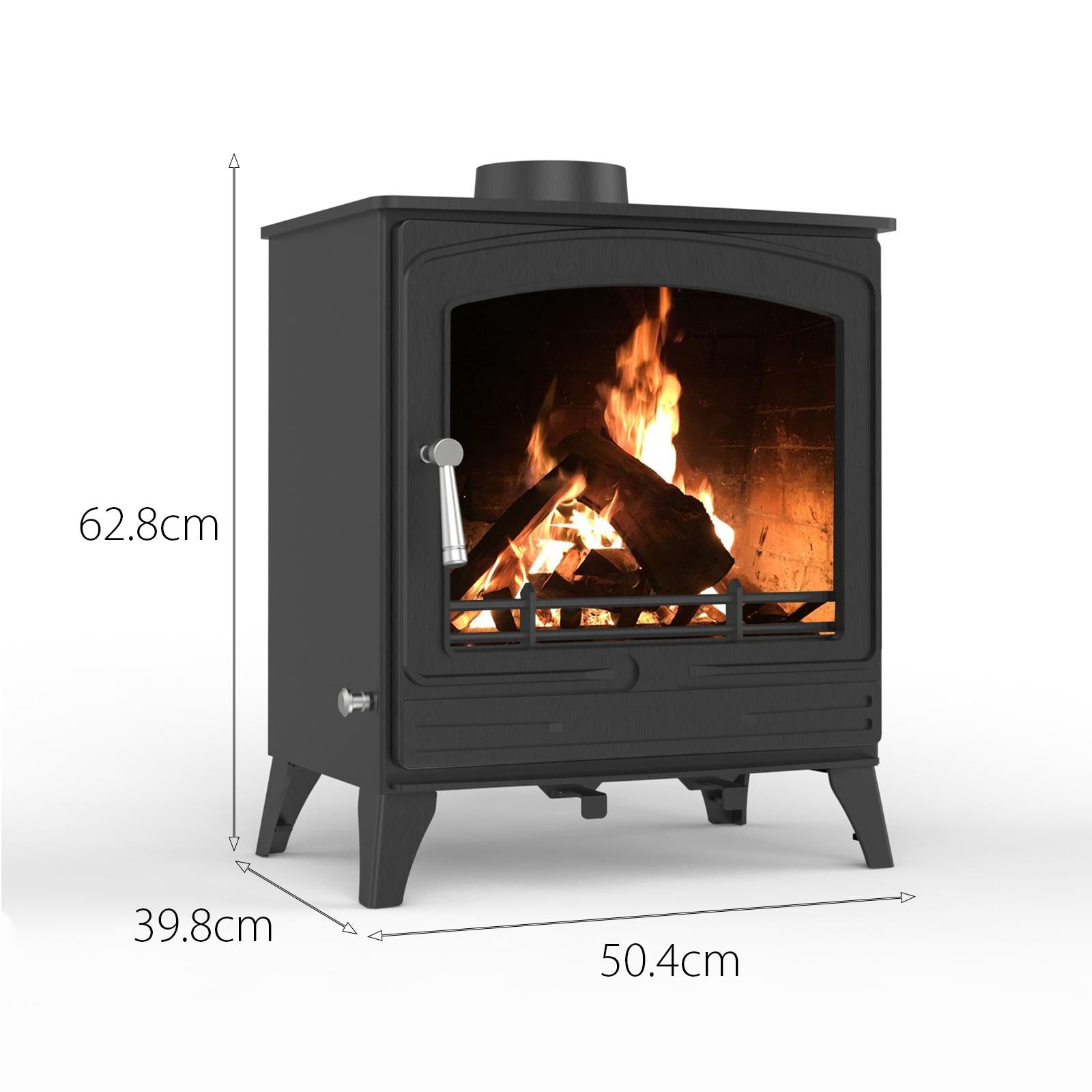 Steel Eco Multifuel Stove + Firewood Starter Kit | 8.5kw | Steel