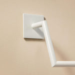 Towel Rail, 25cm, Self-adhesive, Black, Asymmetrical, Stick Collection