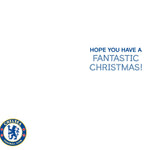Chelsea FC Personalise Christmas Card With Sticker Sheet Official Product