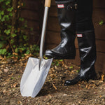 Stainless Steel Pointed Spade Rust Resistant Fsc For Gardening | Silver