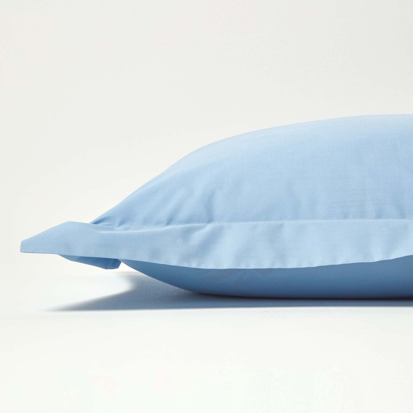 Egyptian Cotton Oxford Pillowcase 200 Tc | 48 x 74cm | Blue
