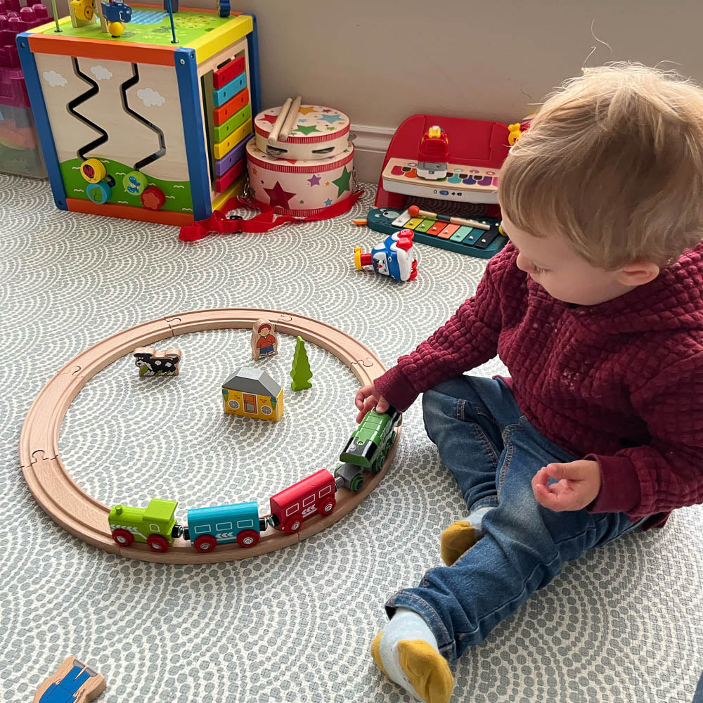 My First Wooden Train Set