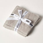 100% Combed Egyptian Cotton 500 Gsm Towels | Face Cloth (x4) | Light Grey
