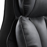 Ergonomic High-back Office Chair With Footrest, Reclining Backrest, Adjustable Height | Black