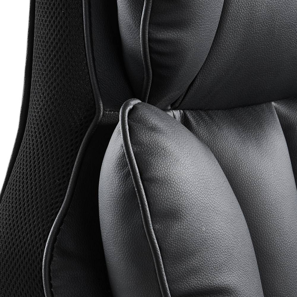 Ergonomic High-back Office Chair With Footrest, Reclining Backrest, Adjustable Height | Black