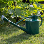 Long Reach Galvanised Metal Watering Can | Forest Green