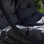 Lynton Garden Hanging Egg Chair | Dark Grey