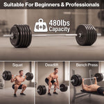 Centra Standard Barbell Bar 140cm Weight Lifting Strength Home Gym Training