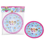 Mermaid Design 9inch 12 Disposable Paper Plates For Picnics, Parties & Barbecues
