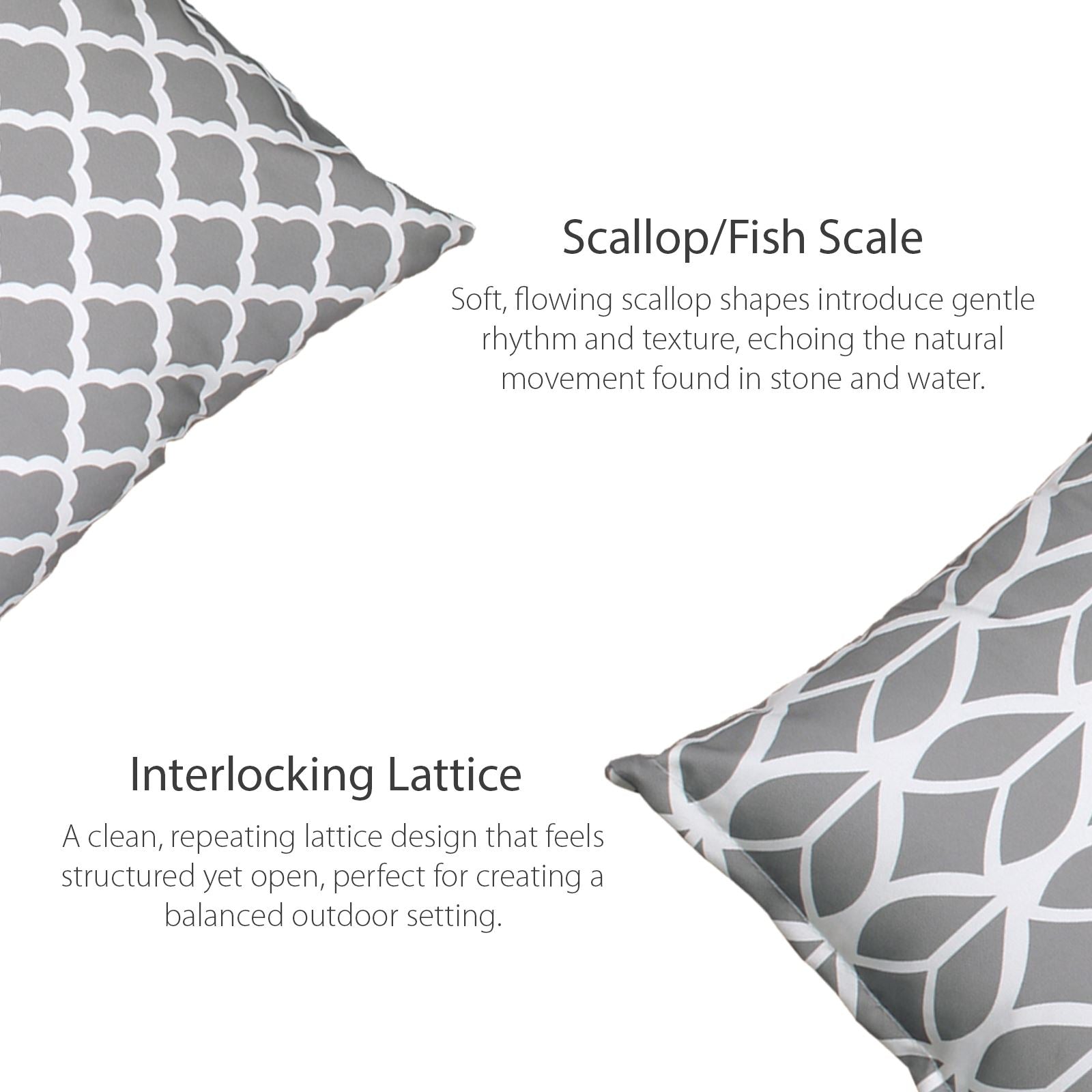 Stonewave Scatter Cushion Assortment | Set-of-4 | Stonewave