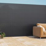 Pvc Privacy Fence Screen For Balcony & Garden, Sun-blocking Outdoor Fence Panel, 3m L X 1/1.2/1.5/1.8/2m W Privacy Screen | XXL | Dark Gray