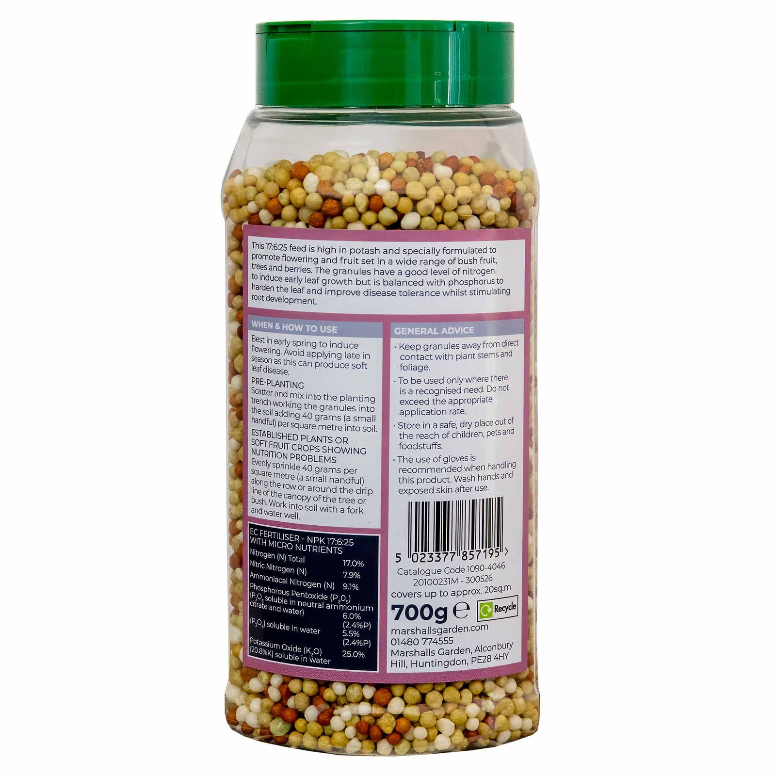Concentrated Slow-release Soft Fruit Feed Granules | 700g