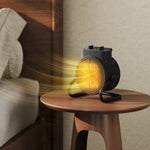 Portable Ceramic Electric Heater, 1500w Fan Space Heater | Black