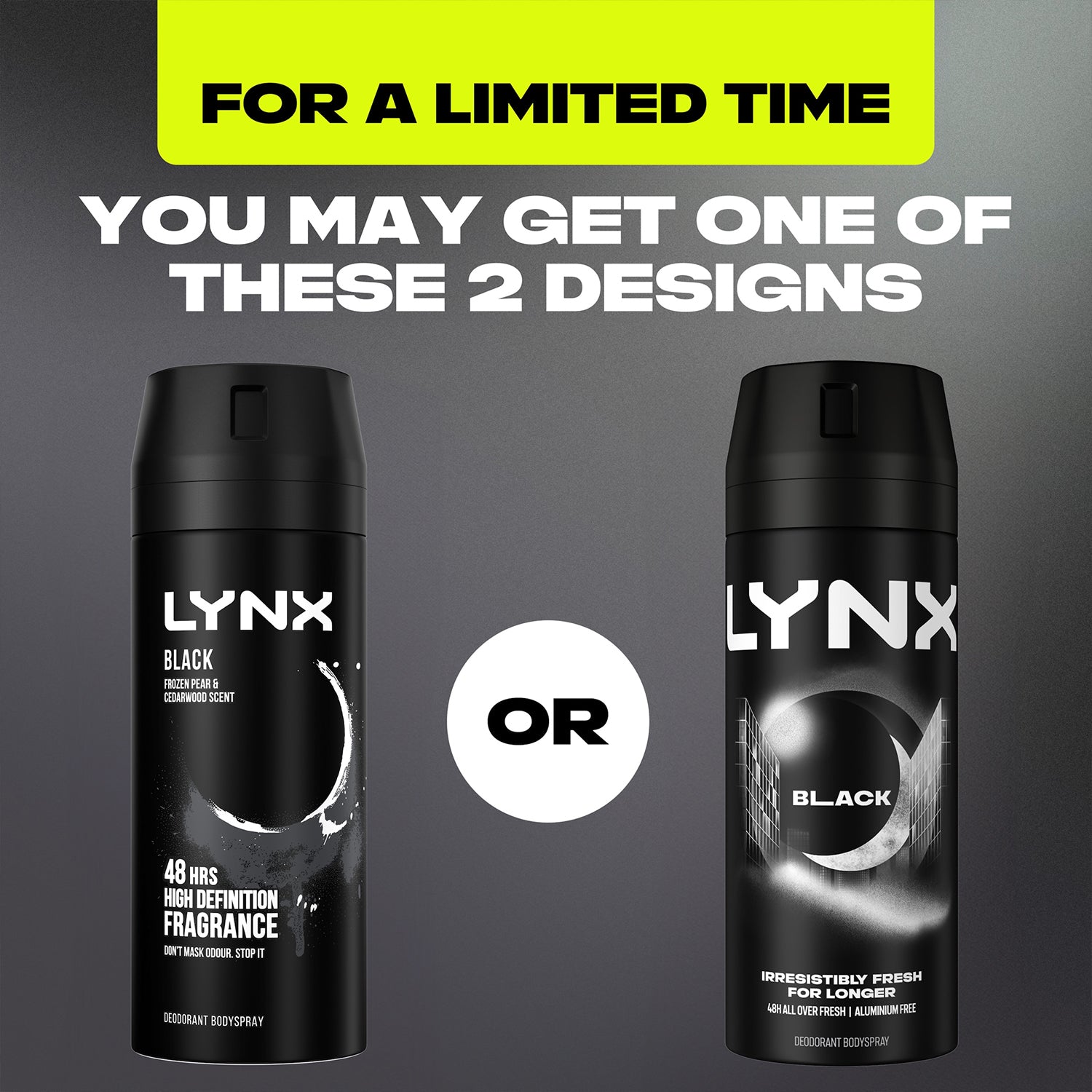 Body Spray Black 48-h High Definition Fragrance Deo For Men, 3x 150ml