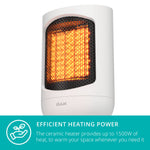 Zone Personal Heater, 1500w Heating Power, Desk Heater | White