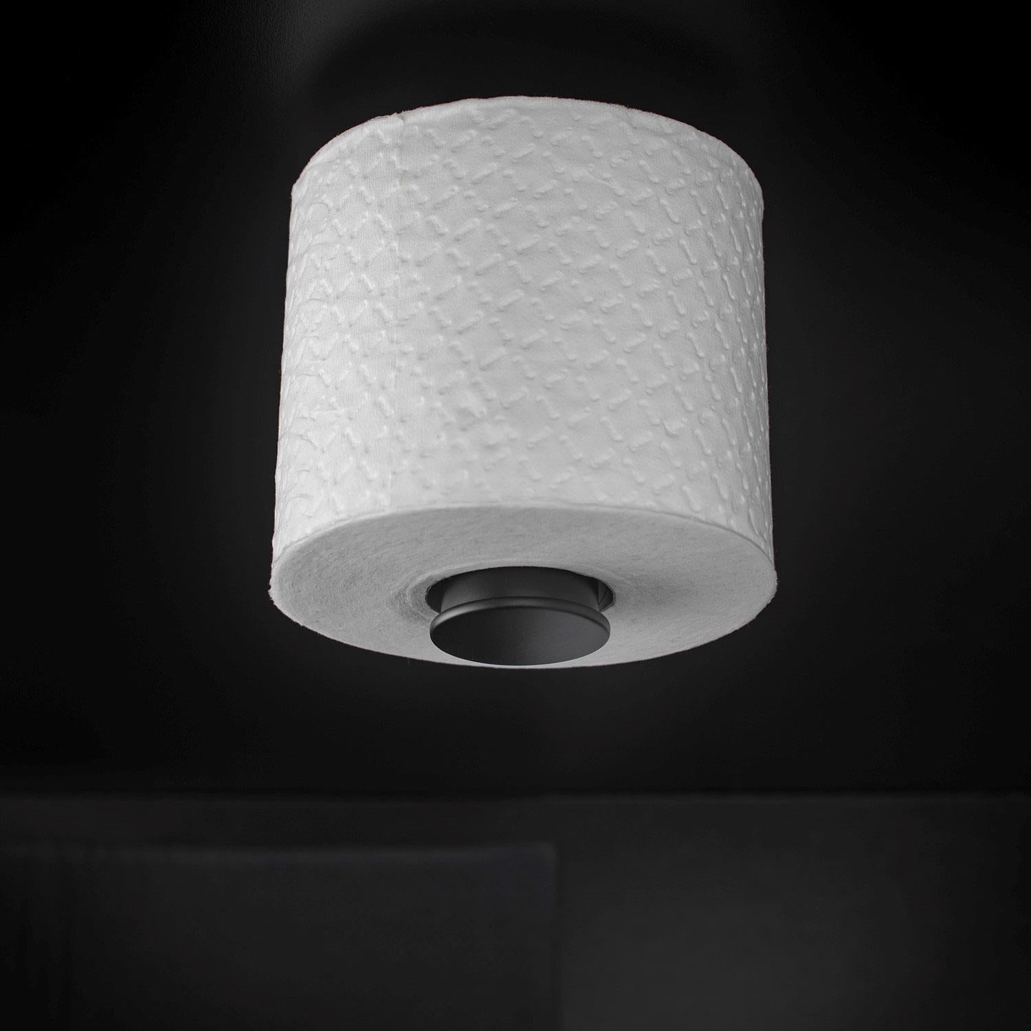 Toilet Roll Holder, Black Matt, Wall-mounted, 12,5 Cm. Collection Bwc