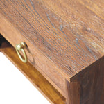 Artisan Furniture Solid Wood Box Frame Wall Nightstand