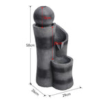 Outdoor Garden Solar-powered Water Fountain Decor