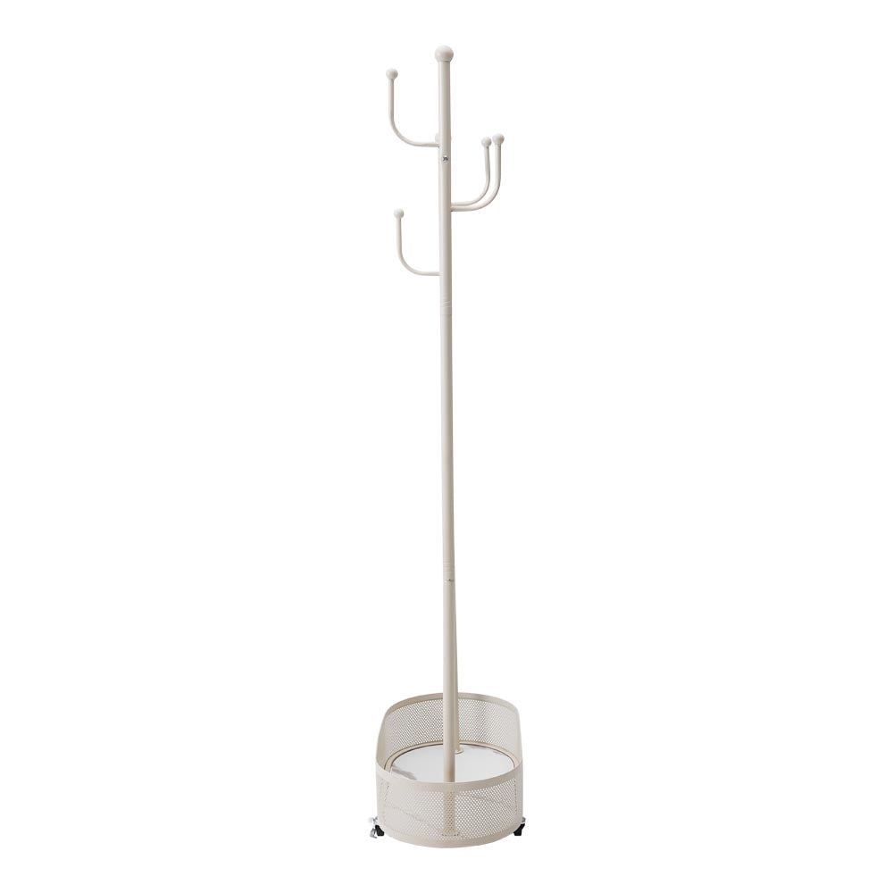 Small Clothes Rack With Wheels Portable Rolling Garment Organizer