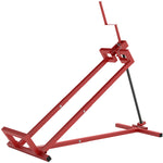 HOMCOM Foldable Ride Lawn Mower Lift, 400 Kg Telescopic Maintenance Jack