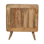 Solid Mango Wood T-bar Ridged Chest