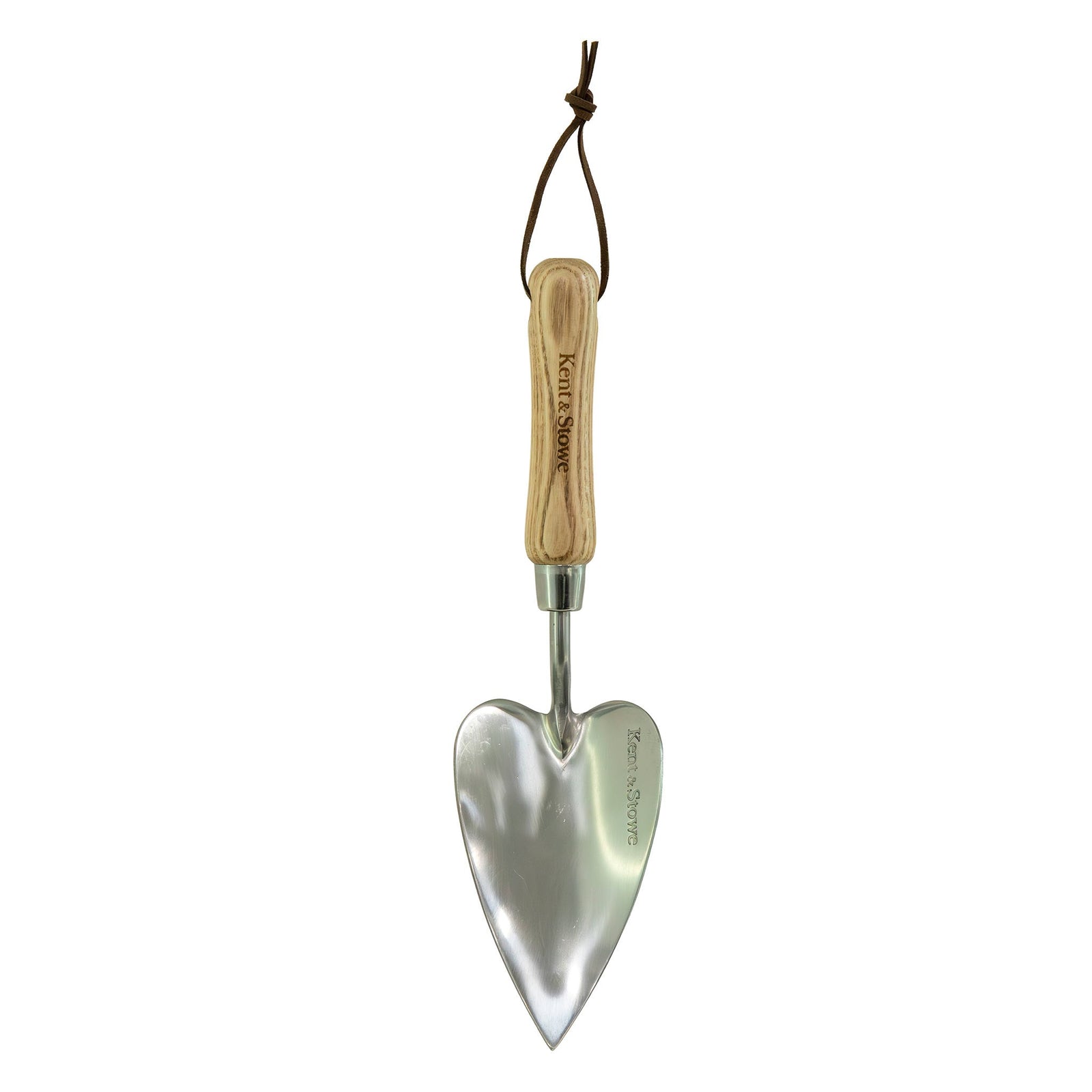 Heart-shaped Stainless Steel Hand Trowel With Fsc Ash Handle | 33cm