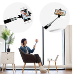 Selfie Stick With Video Function Silver