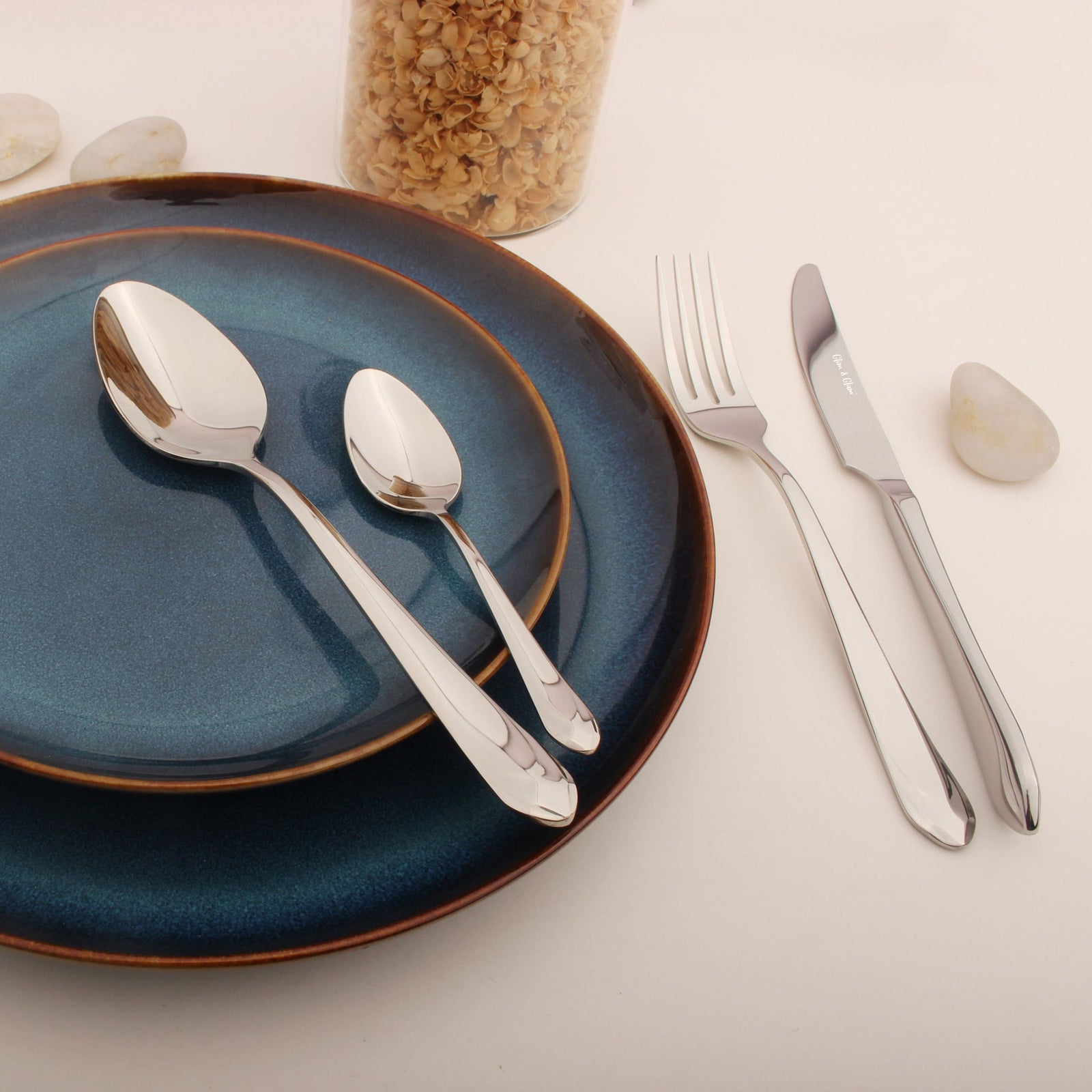 Cutlery Sets Stainless Steel 18/8 Catering Versailles | 32Piece | Silver