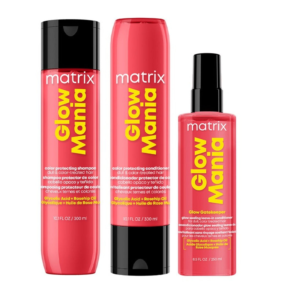 Glow Mania Color Glow Shampoo, Conditioner & Leave-in Pack